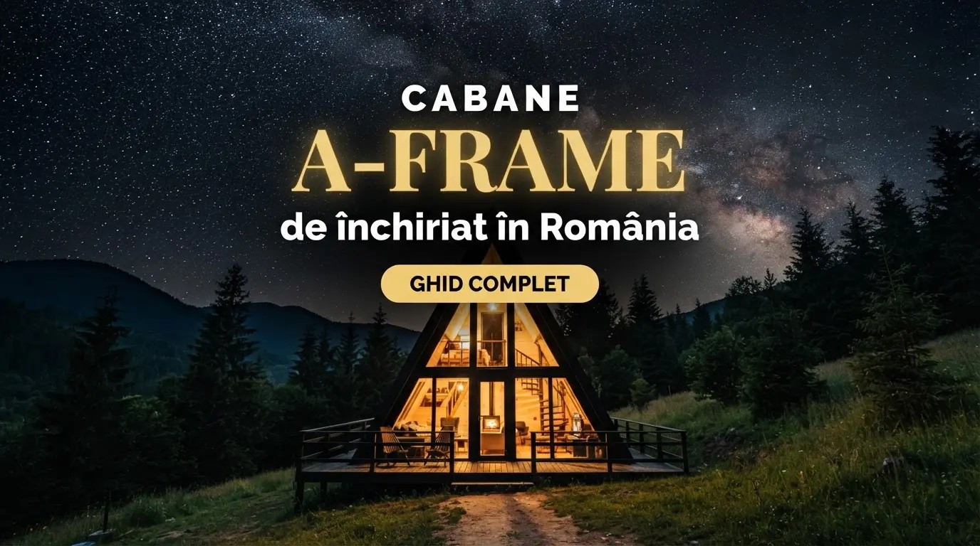 Top 14 Cabane A-Frame de Închiriat în România (2026)