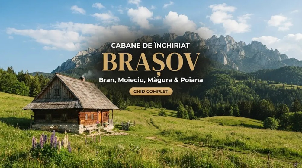 Cabane Brașov de Închiriat: 16 Cazări pe Zone (2026-2027)