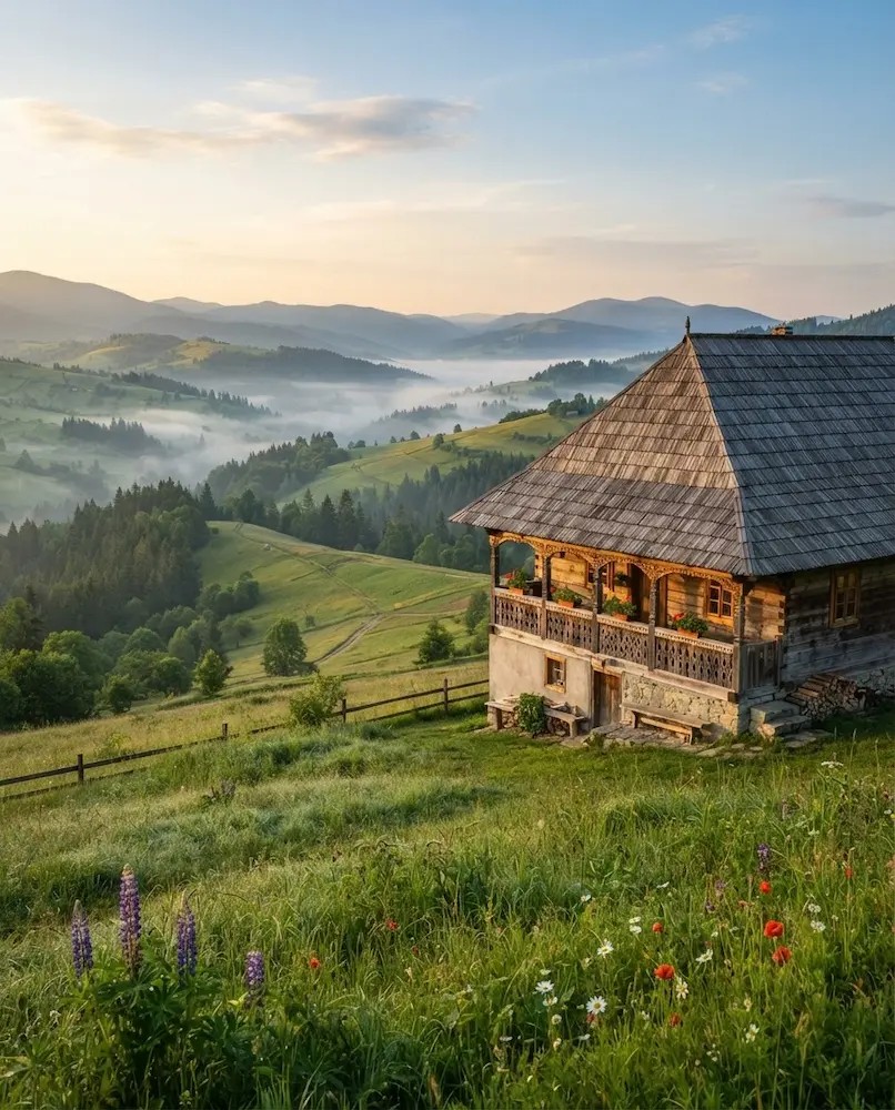 Cabane în Bucovina